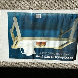 Beechwood Bed Tray with Laminate Surface